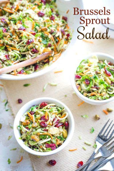 Superfoods Brussels Sprout Salad Two Healthy Kitchens
