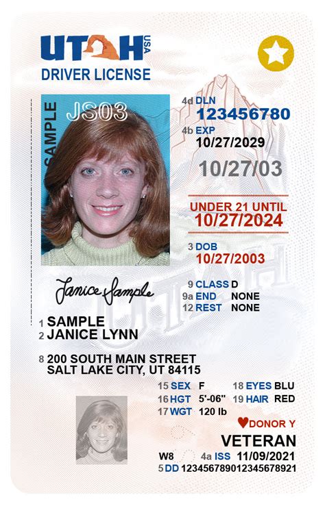 Utahs Drivers Licenses Id Cards Receive New Design That Features