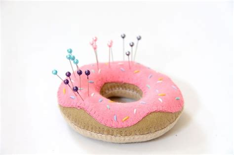 Doughnut Pin Cushion 2 Feltro Felt Agulheiro Alfineteiro Como Fazer