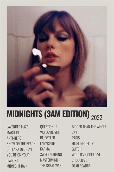 Album Cover • Minimal Design • 2022 • Album Poster • Taylor Swift