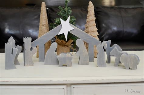 Wooden Nativity Set 2 Different Looks U Create
