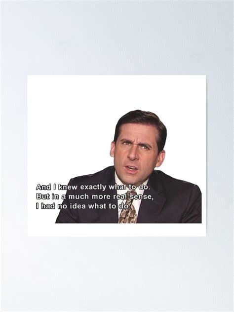 Michael Scott Poster For Sale By Normal Clothes Redbubble