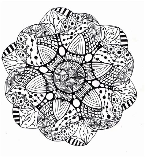 45 Advanced Mandala Coloring Pages Pdf