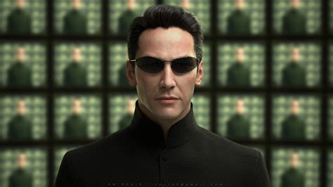 Artstation Neo Keanu Reeves The Matrix