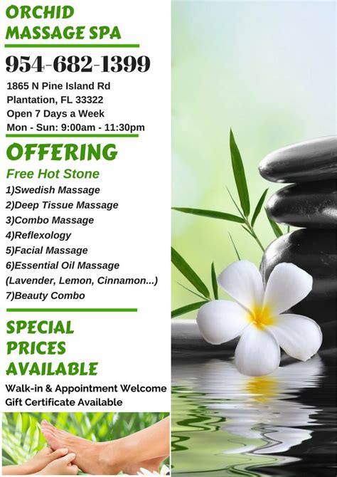 Orchid Massage And Spa 22 Photos And 37 Reviews Beauty And Spas 1865 N Pine Island Rd