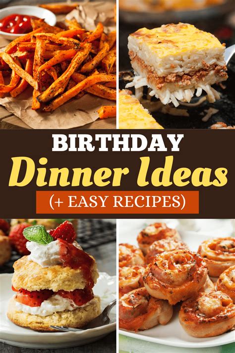 Easy Birthday Dinner Ideas At Home Easy Birthday Dinner Ideas For Her Bodbocwasuon