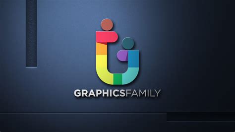 Photoshop Logo Illustration Mockup – GraphicsFamily