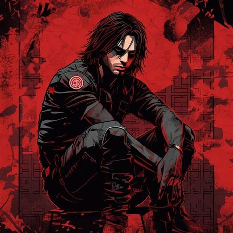 Printable Marvels Bucky Barnes Aka Winter Soldier Artworks Etsy In