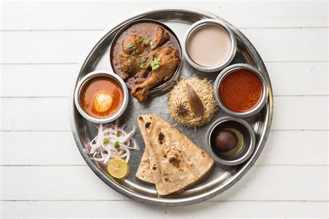 Premium Photo Kolhapuri Chicken Thali Is A Popular Indian Asian Food