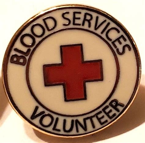Red Cross Blood Donor 18 Gallon Pin New Ebay