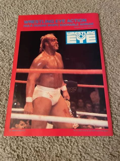 Vintage Hulk Hogan Wwf Wrestling Pinup Photo 1980s 1987 Wcw Nwo Awa 6 99 Picclick