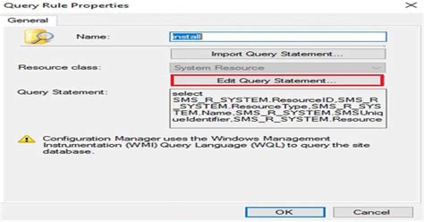 Sccm Dynamic Collection Query Update Known Issue Configuration