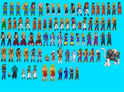 Dragon Ball Z Sprites Again Free To Use Broz By Thedbzfan33 On