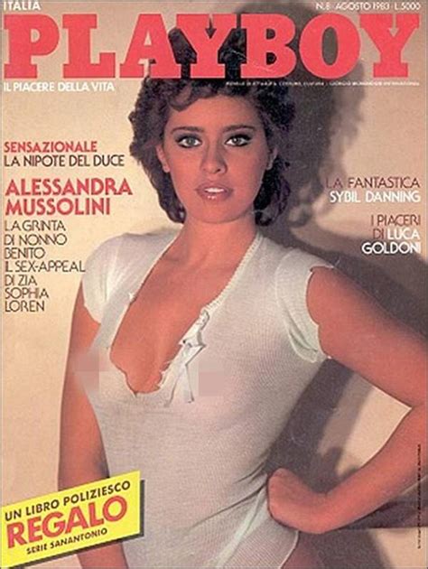 Alessandra Mussolini Su Playboy Dago Fotogallery