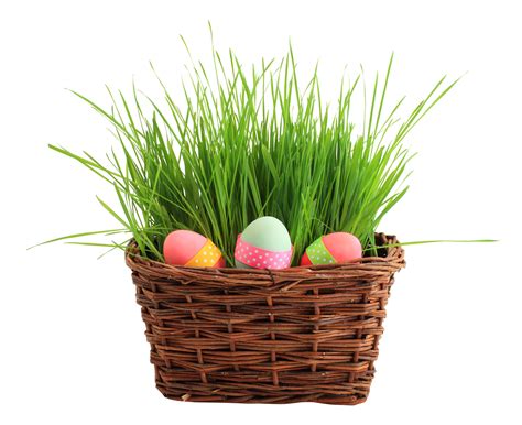 Easter Egg Basket Download Png Image Png Mart