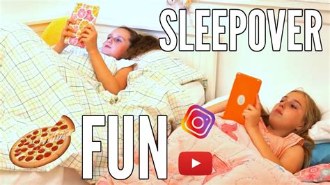 summer sleepover routine summer sleepover ideas millie and chloe youtube