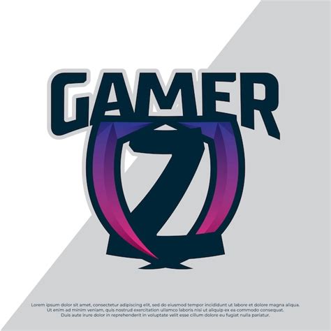 Premium Vector Gamer Logo Illustration With Letter Alphabet Shield