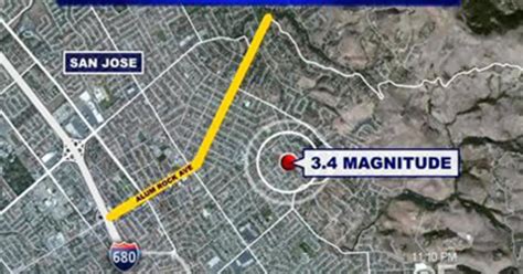 Small Quake Strikes East Of San Jose Cbs San Francisco