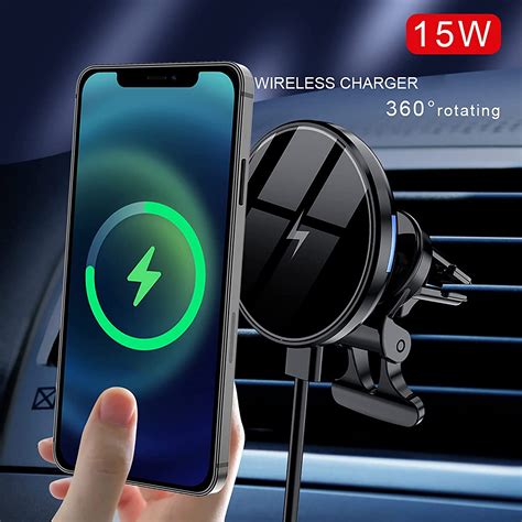 15w Magnetic Wireless Car Charger Compatible With Magsafe Iphone 1212