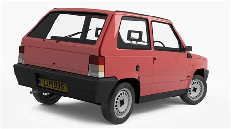 Modèle 3d De Fiat Panda Turbosquid 1445305