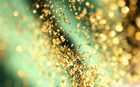 Mint Green And Gold Glitter Background 1920x1200 Wallpaper