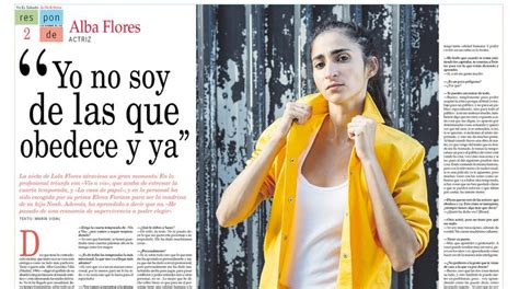La Revista YES Entrevista A La Actriz Alba Flores