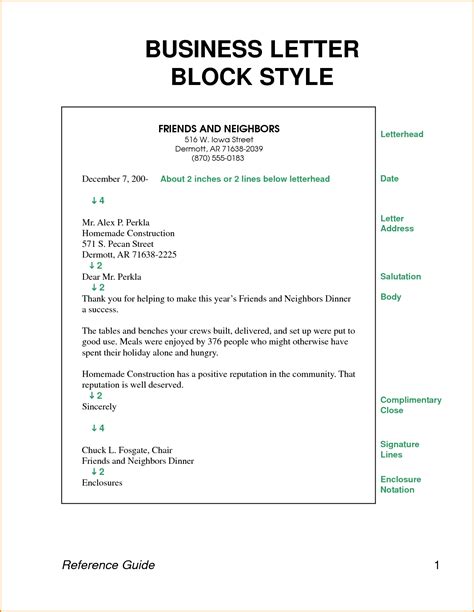 Examples Block Style Business Letters Expense Report Template Full