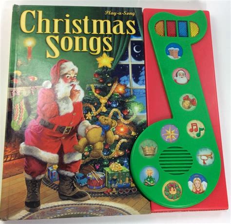Pi Kids Christmas Songs Play A Song Book Sound Bar 10 Holiday Songs