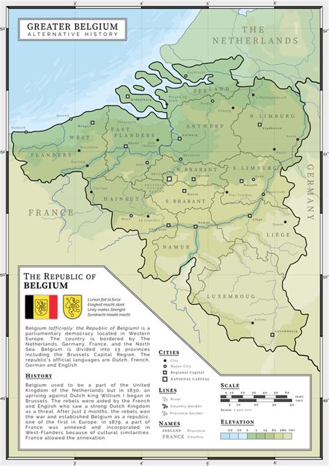 Greater Belgium Alternative History Where Belgium Controls Luxembourg And Parts Of The