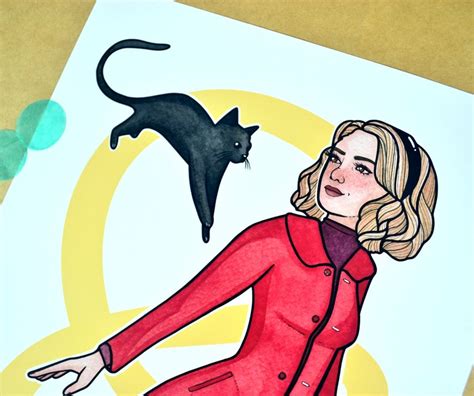 Chilling Adventures Of Sabrina Art Print Limited Run Etsy Australia