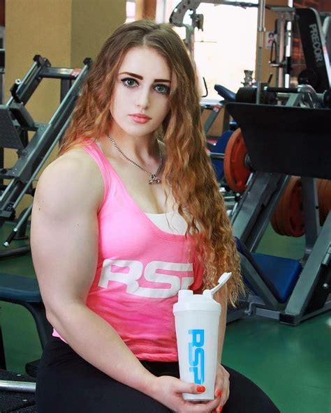 Julia Vins Young Muscle Girl Female Powerlifter Muscle Girls