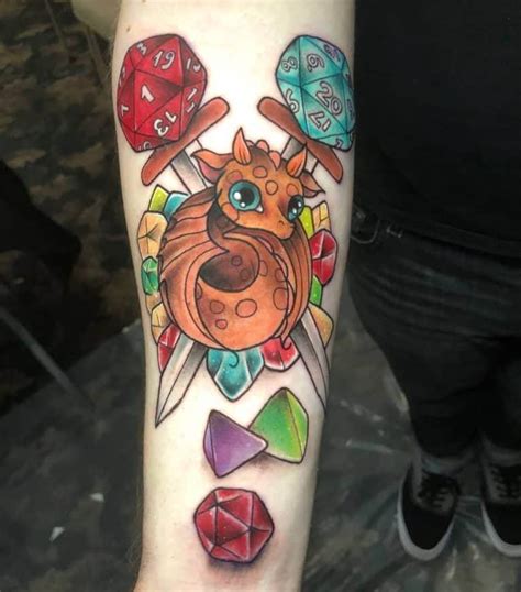 Top 69 Best Dungeons And Dragons Tattoos 2021 Inspiration Guide