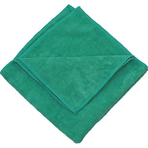 Zwipes 16 In X 16 In Green Microfiber Cleaning Towel Pack Of 12 H1