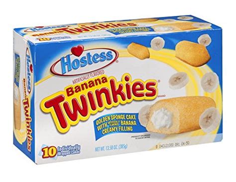 Hostess Banana Cream Twinkies 10 Count Pack Of 3