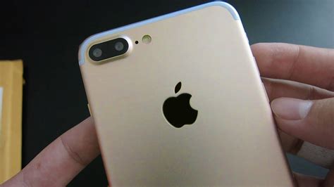 Iphone 7 Plus Gold Unboxing Youtube