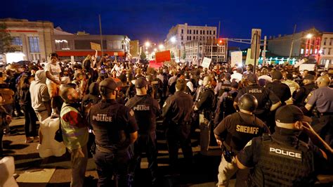 George Floyd Police Make Arrests Clash With Asbury Park Protesters