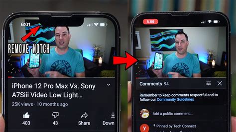 Iphone 13 How To Fix Notch In Youtube Videos In Portrait Mode Youtube