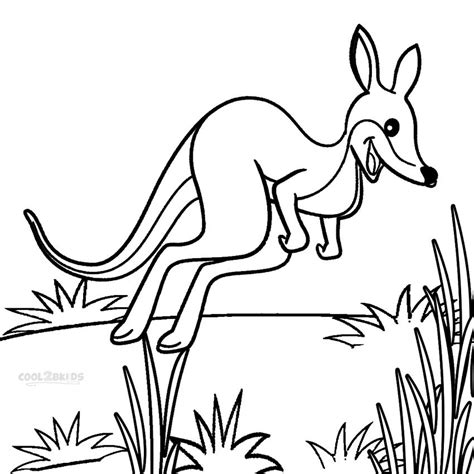 With little heads, large bodies, and a propensity to bounce, they seem downright fun. Printable Kangaroo Coloring Pages For Kids | Cool2bKids