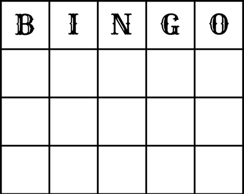 25 Amusing Blank Bingo Cards For All Kittybabylove In Bingo Card