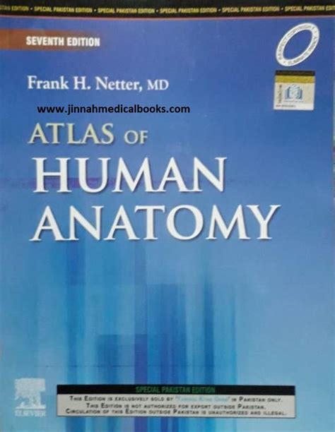 Netter Atlas Of Human Anatomy 7th Edition Original