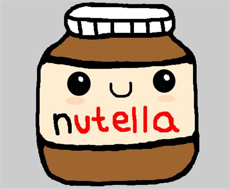 Kawaii Faceis Fofo Nutella Desenho Para Desenhar Imagen Para Colorear