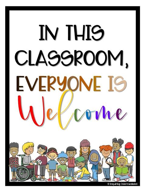 Inclusive Posters For Schools Howtostylebaggyjeanswithhoodies