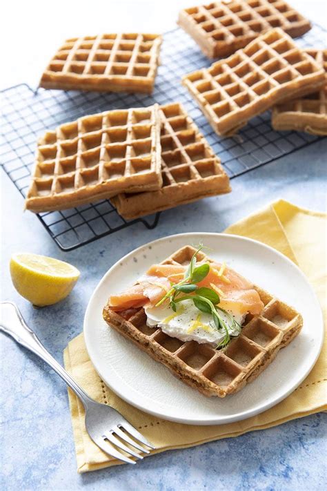 Gaufres salées à la crème de Cyril Lignac Tous en cuisine
