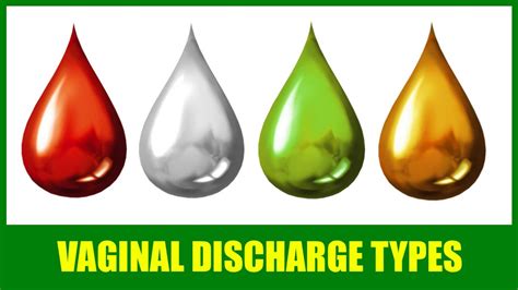 Vaginal Discharge Types White Clear Watery Brown Bloody Yellow And