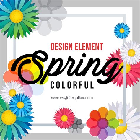 Download Freepiker | floral vector colorful flower banner