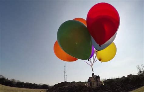 Take A Trip To Paradise Falls With This Remote Controlled Balloon House