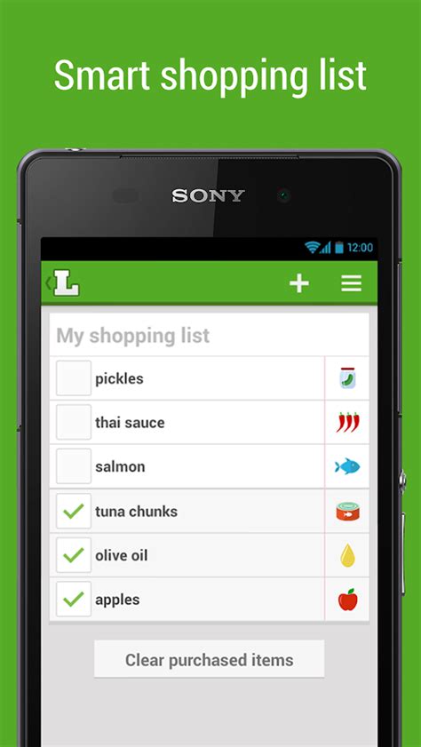 Our app consists of inbuilt qr code scanner in your mobile device that helps you to automatically scan the bar code of the item wherever and whatever time you want to in a store. Shopping list - Listonic - Android Apps on Google Play