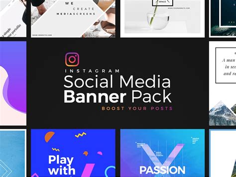 ✓ free for commercial use ✓ high quality images. Instagram Social Media Banner Kit - Fluxes Freebies