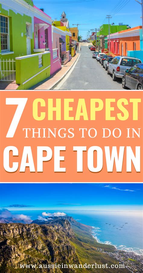 Cheap Impressive And Easily Reachable Tourist Attractions In Cape Town For 2020 In 2020 Cape