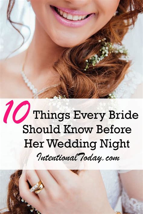 10 Things Every Bride Should Know Before Her Wedding Night
